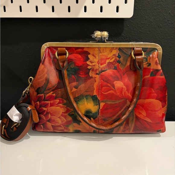 Patricia Nash Floral Robine Handbag Purse Dust Bag Shoulder Bag Crossbody NEW - Picture 6 of 9